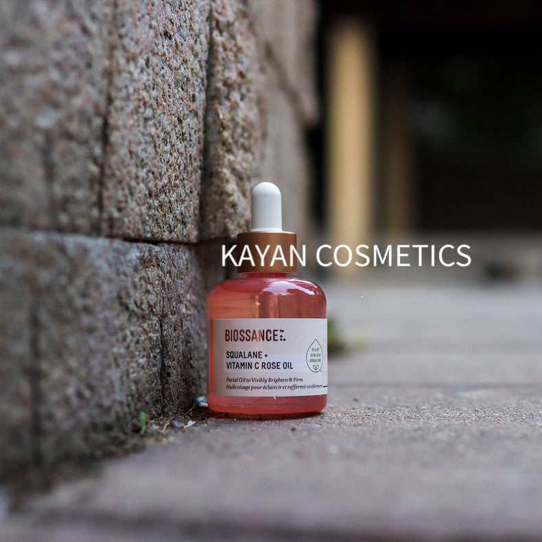 包順豐 美國 biossance 玫瑰油vc角鯊烷保濕滋潤抗氧化精華油30ml BIOSSANCE Squalane + Vitamin C Rose Oil