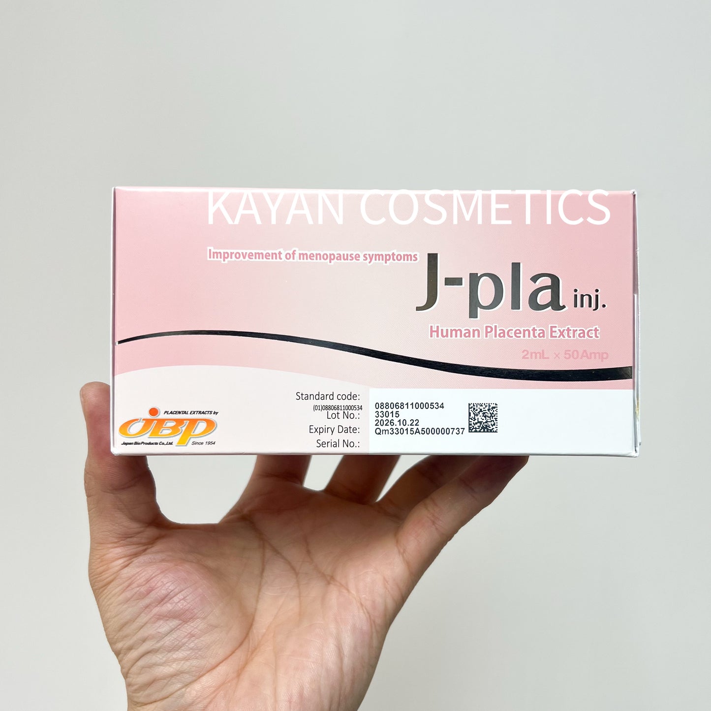 包順豐 日本 萊乃康 JBP LAENNEC J-Pla頂級 錦碧萊 粉盒 J-plaini
Human Placenta Extract
2mL. x 50Amp
