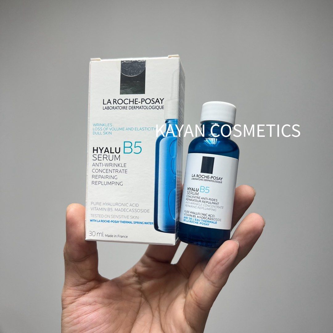 新版 包順豐 La Roche-Posay 理膚泉 HYALU B5抗皺緊緻精華 30ml 玻尿酸B5精華液30ml 高保濕舒緩敏感肌玻修復小藍瓶。Laroche Posay La roche-Posay。Laroche-Posay。理膚泉。HYALU B5 SERUM