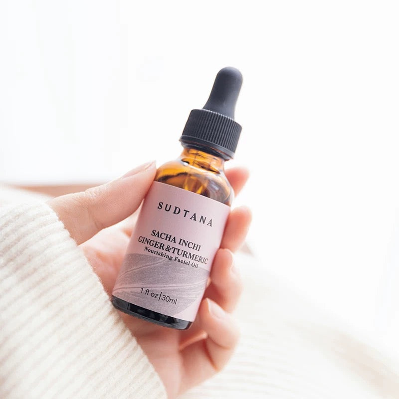 章小蕙推薦 包順豐 SUDTANA 姜黃修護舒緩面部精華油 SUDTANA SACHA INCHI GINGER & TURMERIC Nourishing Facial Oil 30ml
