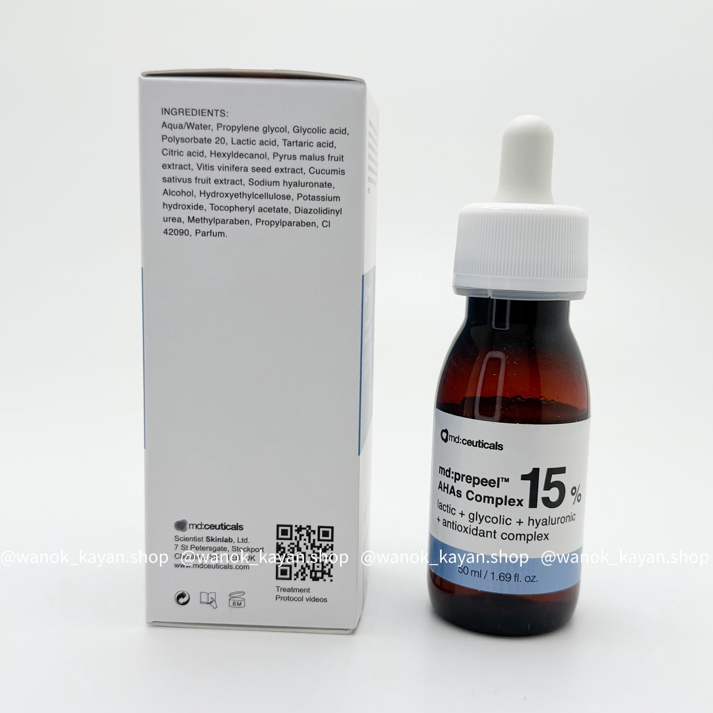 英國 md:ceuticals Md:Ceuticals Md:PrepeelnAHAs Complex 15% 溫和去角質啫喱 50ml