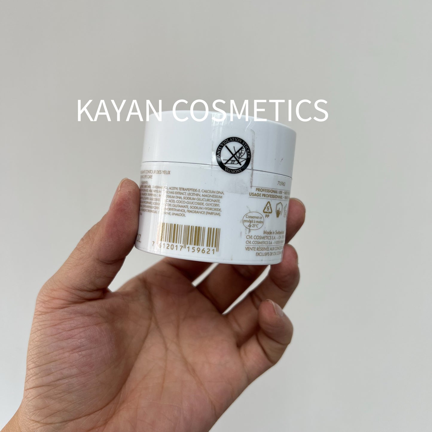 包順豐 瑞士 VALMONT 法兒曼 法爾曼 vfirm 提拉緊致眼霜50ml VALMONT V-FIRM EYE Valmont - V-Lift 塑顏抗皺平滑眼霜
