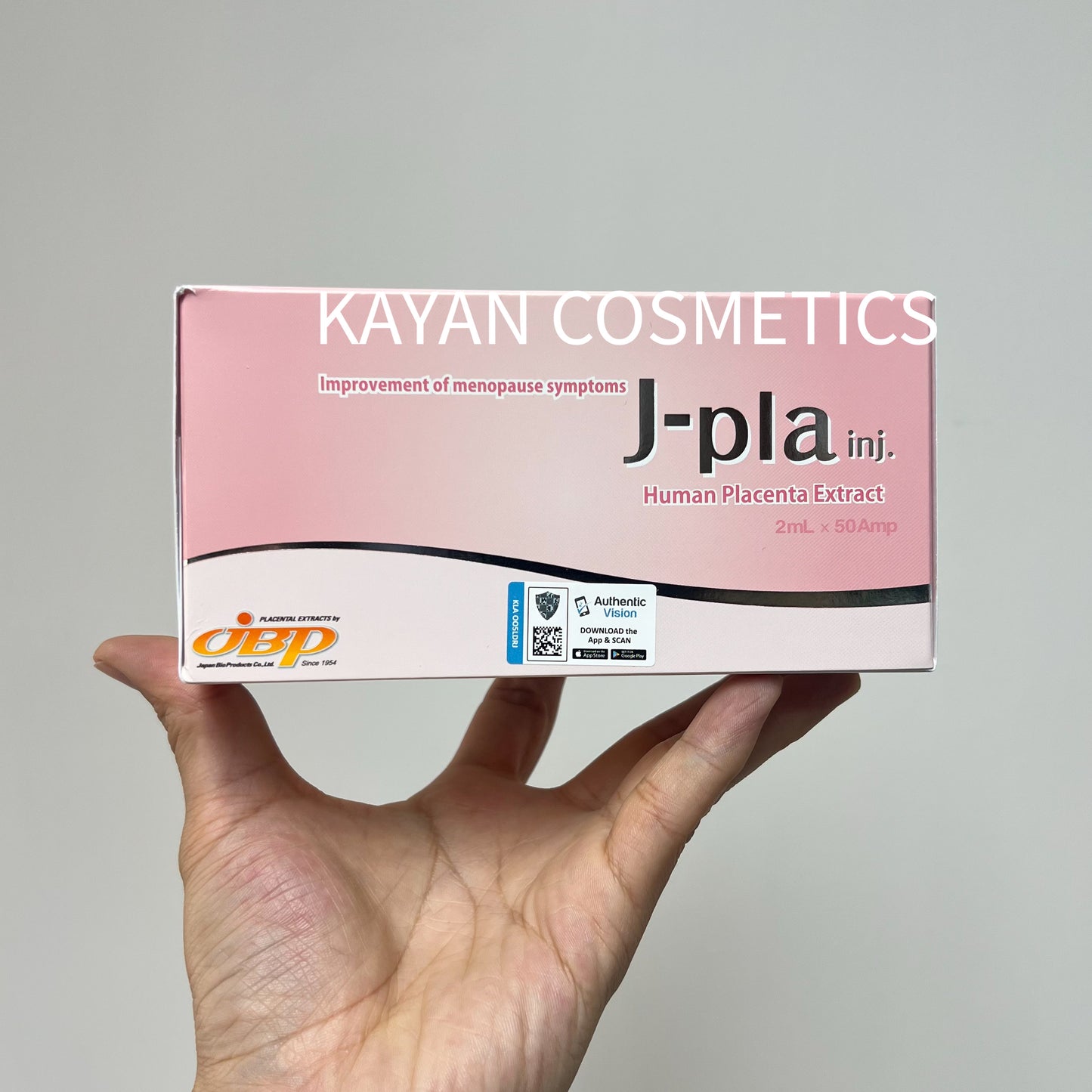 包順豐 日本 萊乃康 JBP LAENNEC J-Pla頂級 錦碧萊 粉盒 J-plaini
Human Placenta Extract
2mL. x 50Amp