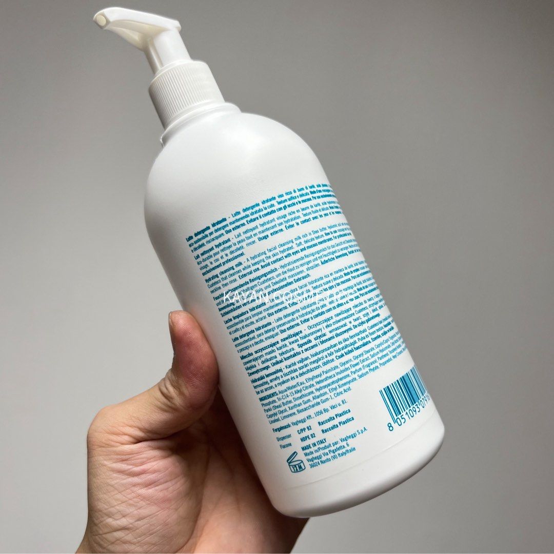 包順豐 意大利 VAGHEGGI 韻姿 水凝保濕潔面乳 500ml 水凝透亮潔面乳 REHYDRA HYDRATING CLEANSING MILK