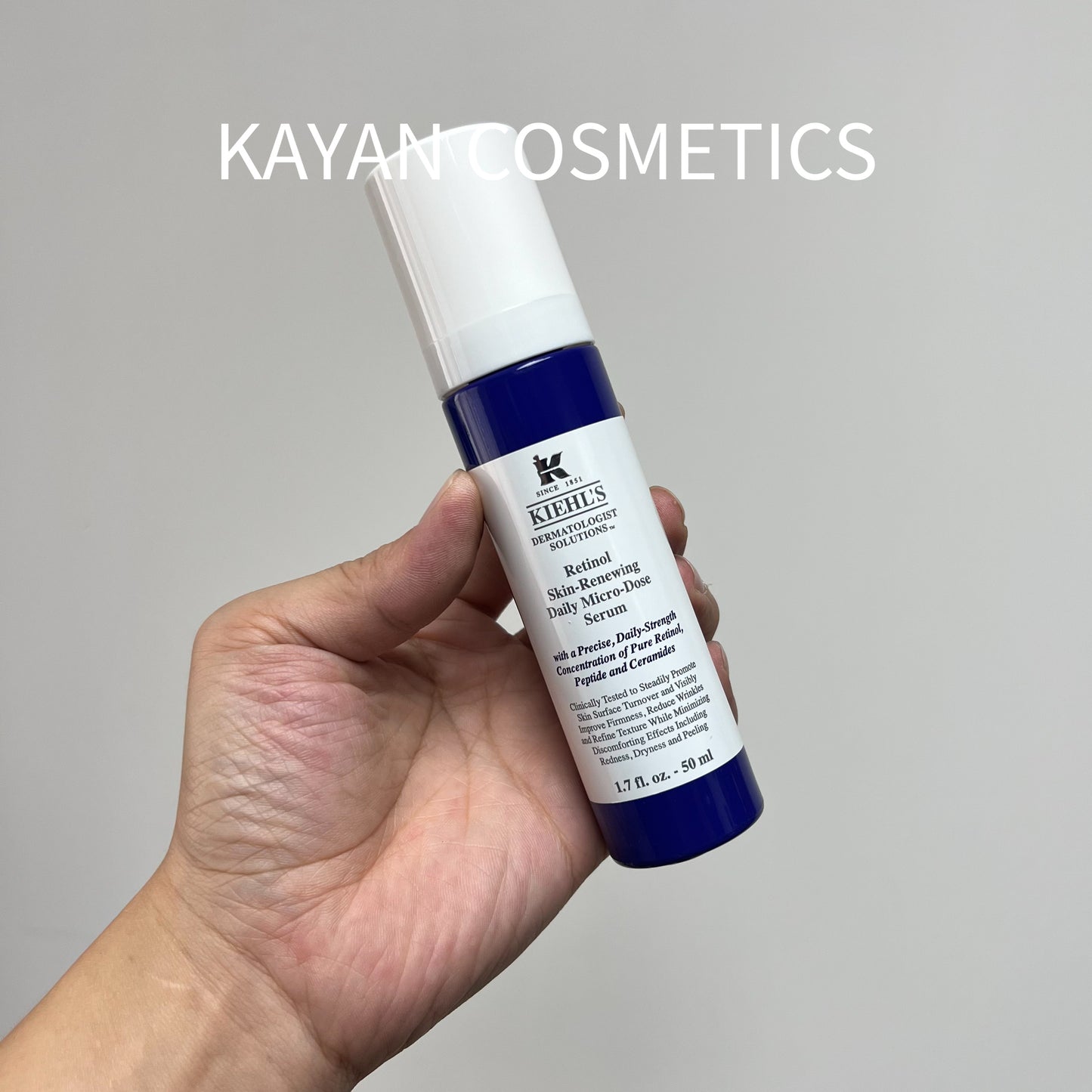 包順豐 Kiehl's 科顏氏 A醇精華乳Retinol Skin-Renewing Daily Micro-Dose Serum 50ml 視黃醇抗老淡細紋美白緊致醫學淡紋緊緻再生精華 Kiehls