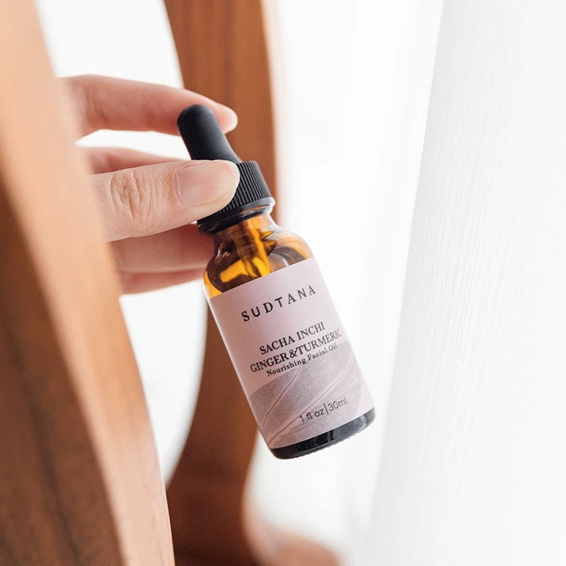章小蕙推薦 包順豐 SUDTANA 姜黃修護舒緩面部精華油 SUDTANA SACHA INCHI GINGER & TURMERIC Nourishing Facial Oil 30ml
