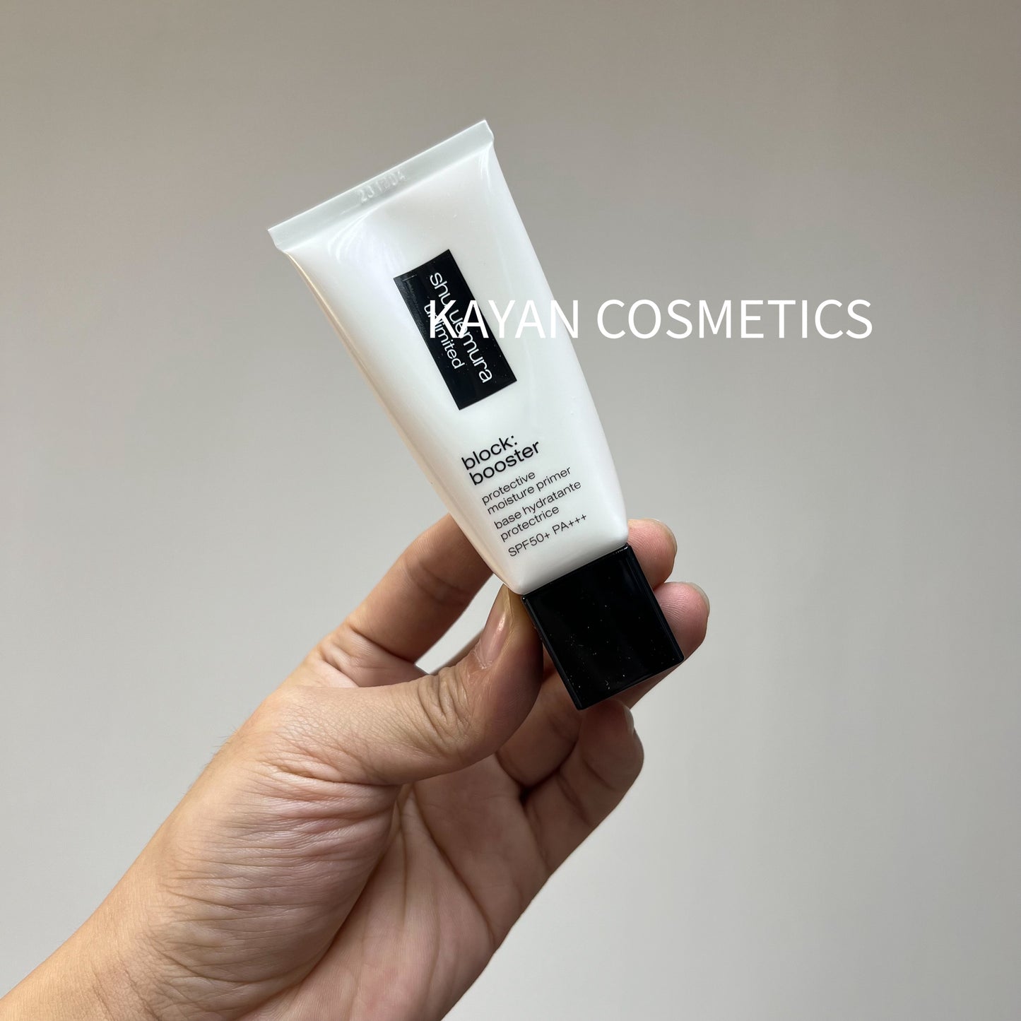 新款 包順豐 shu uemura unlimited 植村秀羽紗防曬隔離乳30ml紫色小方管妝前乳提亮膚色 block: booster protective moisture primer base hydratante protectrice SPF50+ PA+++