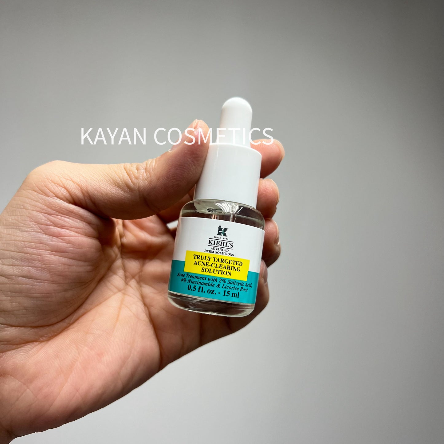新品 包順豐 Kiehl's 淨痘精華露液體痘痘隱形貼透明無色祛痘修護乳 TRULY TARGETED BLEMISH-CLEARING SOLUTION Kiehls 科顏氏