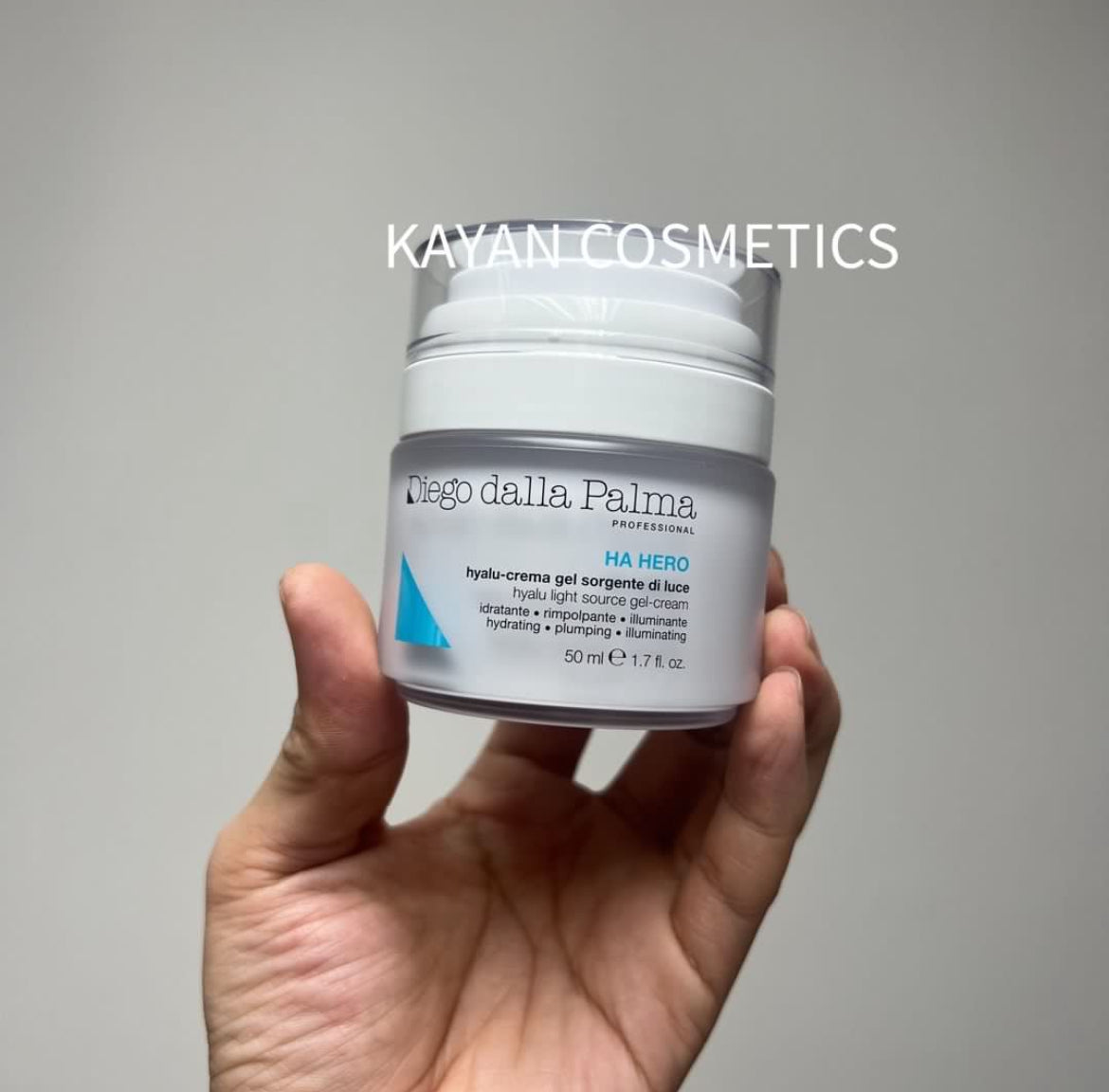 包順豐 HA Hyalu Light Source Gel-Cram HA 多種維生素水份舒爽面霜 50ml 意大利 Diego Dalla Palma Professional RVB Skin Lab rvb ddp