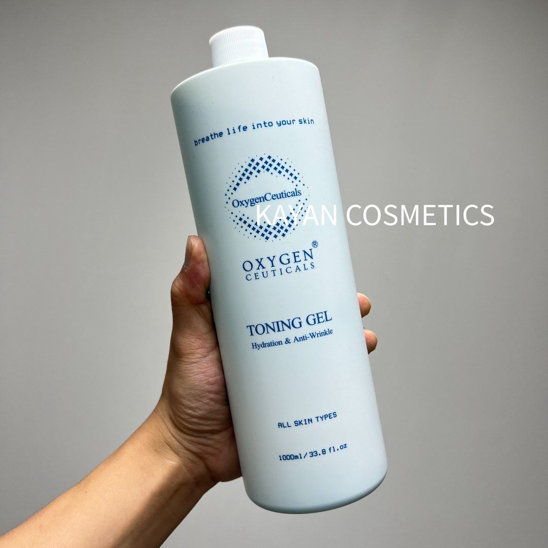包順豐 韓國 OxygenCeuticals Toning gel 啫哩爽膚精華 (1L) 水油平均爽膚啫喱 TONING GEL 1000ml