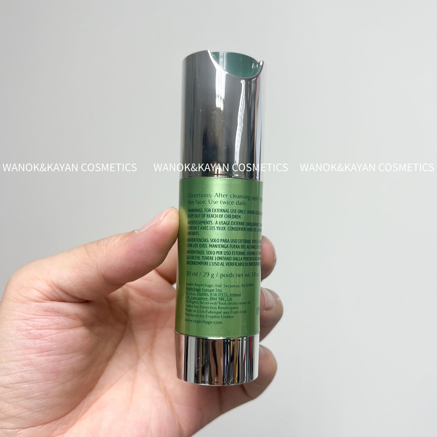 Repechage 瑞波琴 一夜退紅精華 海藻精華液 敏感煥活精華 小綠瓶祛痘舒緩精華 50ml Repechage Red Out Serum