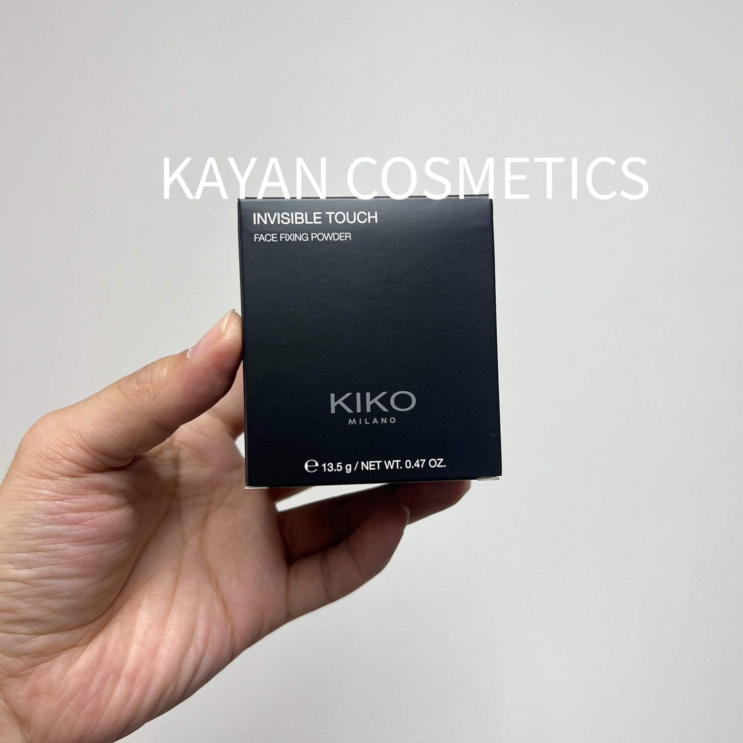 包順豐 KIKO 定妝散粉蘑菇蜜粉 隱形定妝蜜粉13.5g 輕清透定妝散粉蜜粉持久控油防水隱形毛孔遮蓋蘑菇散粉 INVISIBLE TOUCH FACE FIXING POWDER POUDRE DE FIXATION POUR VISAGE