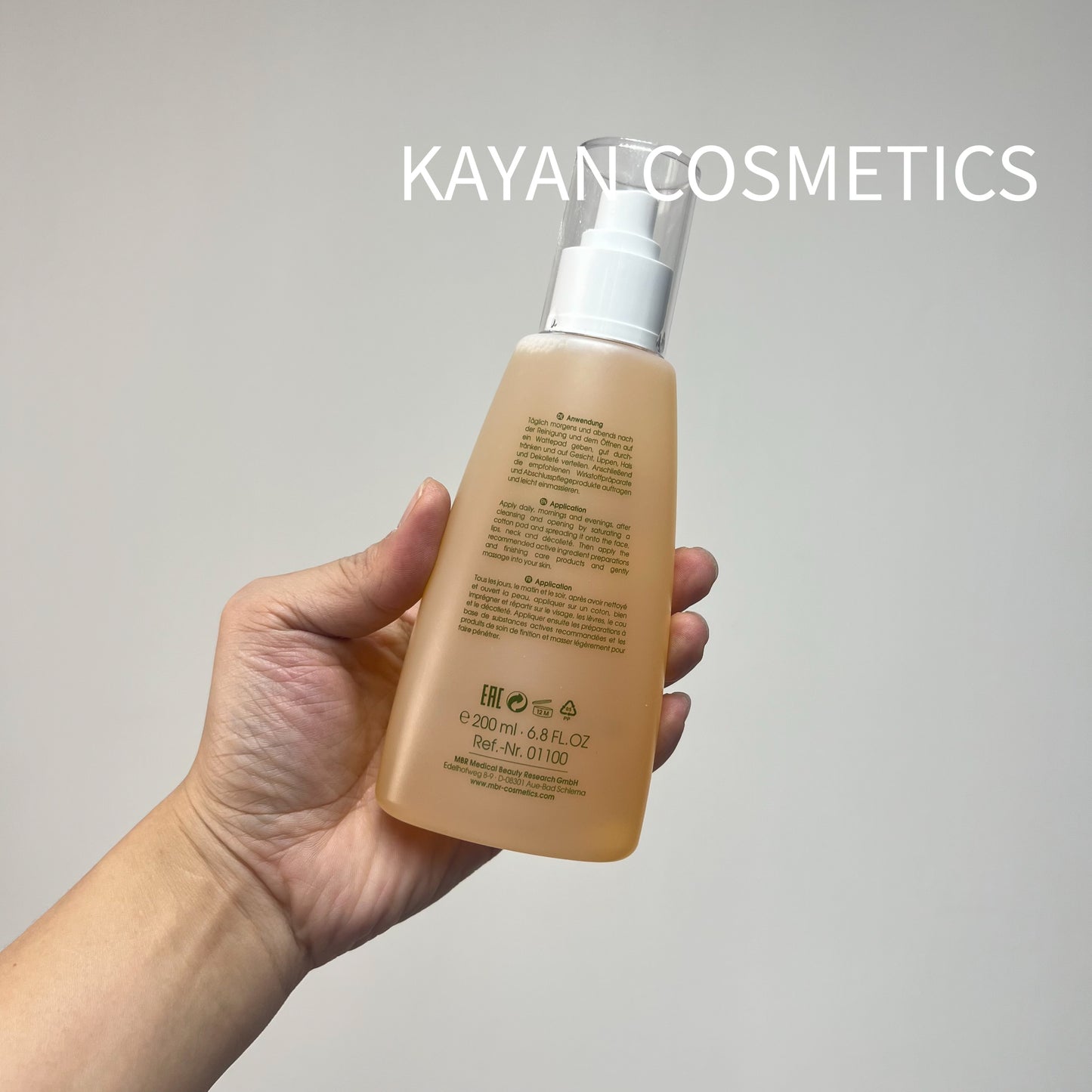 包順豐 德國 MBR Medical Beauty Research 滲透水舒緩煥顏爽膚水 Starter Facial Booster 200ml。