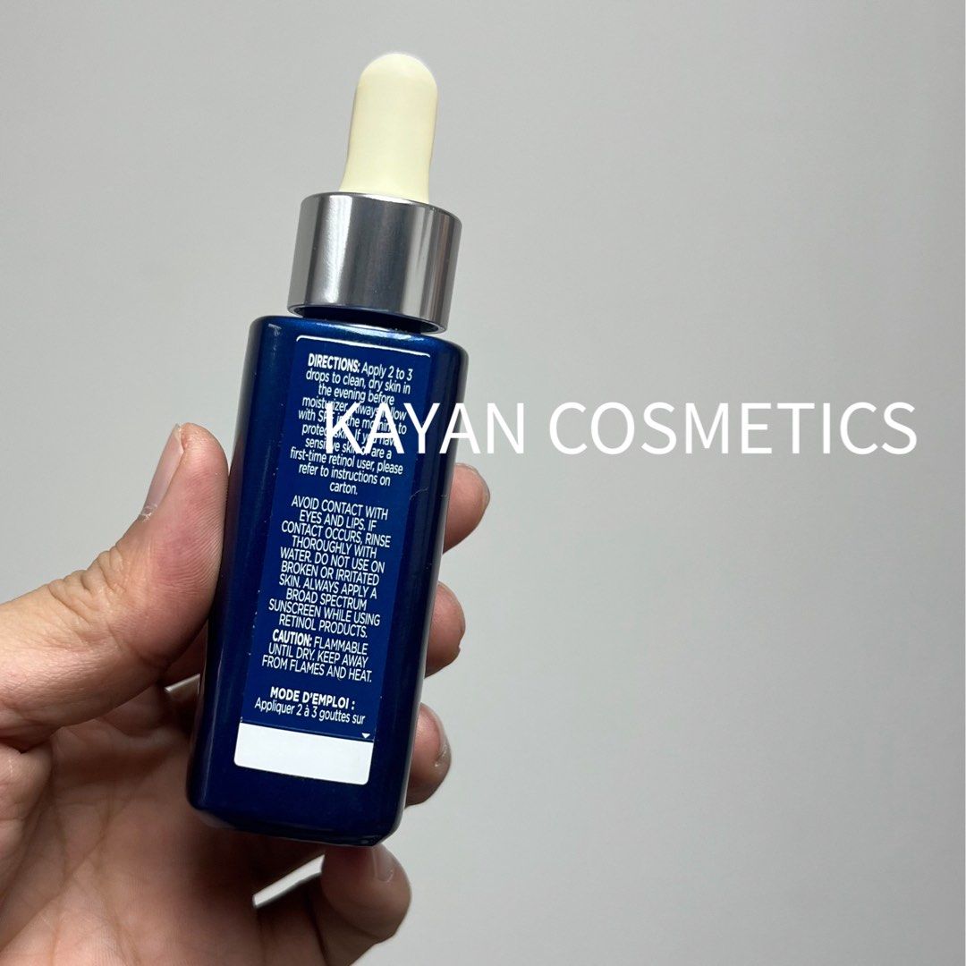 0.3% A醇 包順豐 美國 Loreal 歐萊雅 視黃醇精華乳 0.3% A醇夜間抗皺提亮膚色 30ml。REVITALIFT DERM INTENSIVES NIGHT SERUM WITH PURE RETINOL 0.3% PURE RETINOL L'OREAL