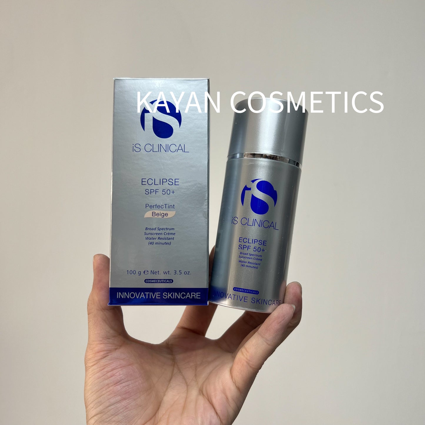 包順豐 IS CLINICAL 光絕緣輕透防曬霜SPF50+ (淺褐色) 100g IS CLINICAL - Eclipse SPF50+ (PerfecTint Beige) 100g