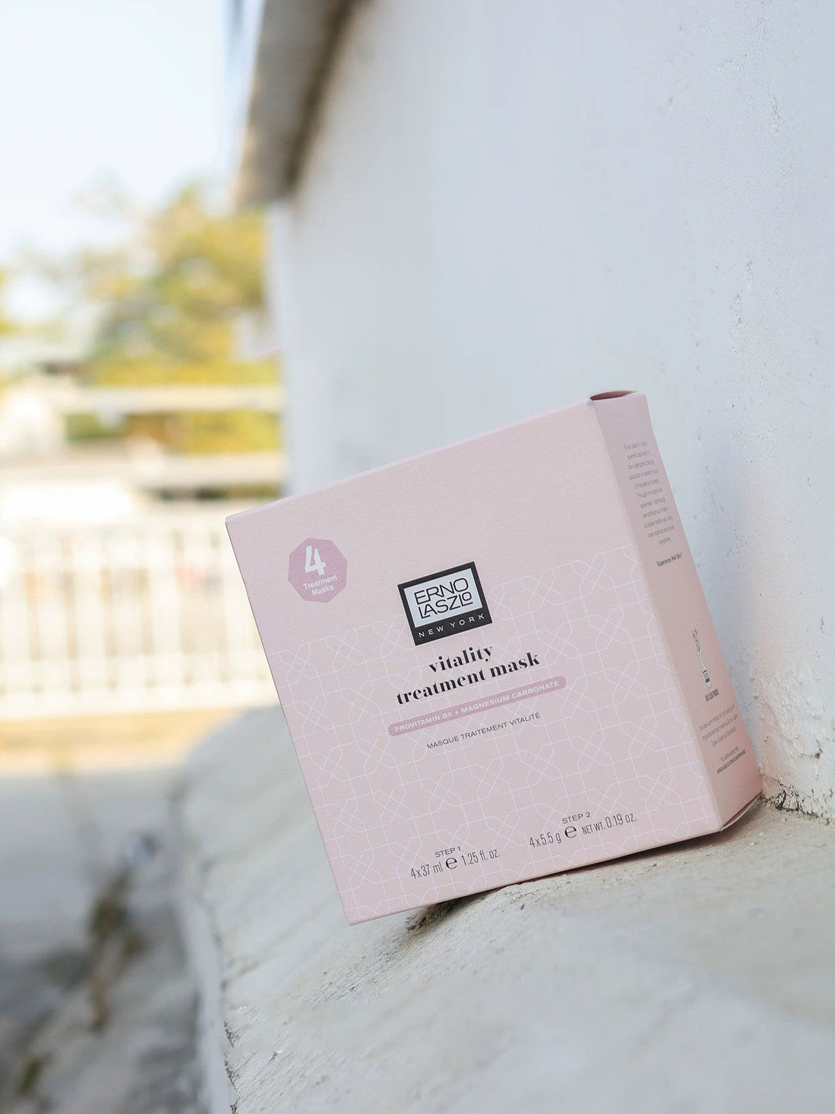包順豐 Erno Laszlo 奧倫納素 水療再生冰白面膜 冰白面膜一盒4組 vitality treatment mask(STEP 1 :4x37 ml + STEP 2 :4×5.5g)