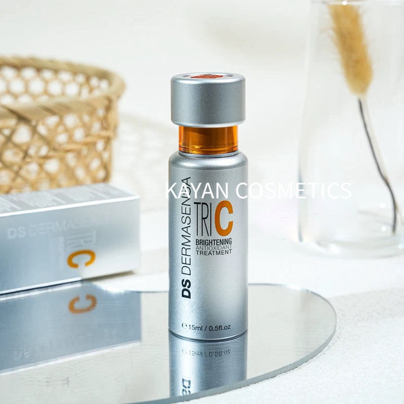 包順豐 DS DERMASENSA DS德瑪森氏 10%VC三合一妝前精華乳不染黃VCIP抗氧化 TRI C BRIGHTENING ANTIO OXIDANT TREATMENT 15ml