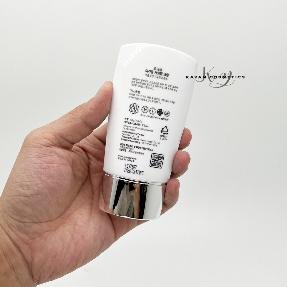 包順豐!!韓國 Rene-cell鑽石CB 潤妮秀鑽石粉底液奇跡芳香霜新款
Rene Cell • Rene-Cell • ReneCell • Rene-Cell • Rene+Cell • Miracle
Calming Balm Cream 50g