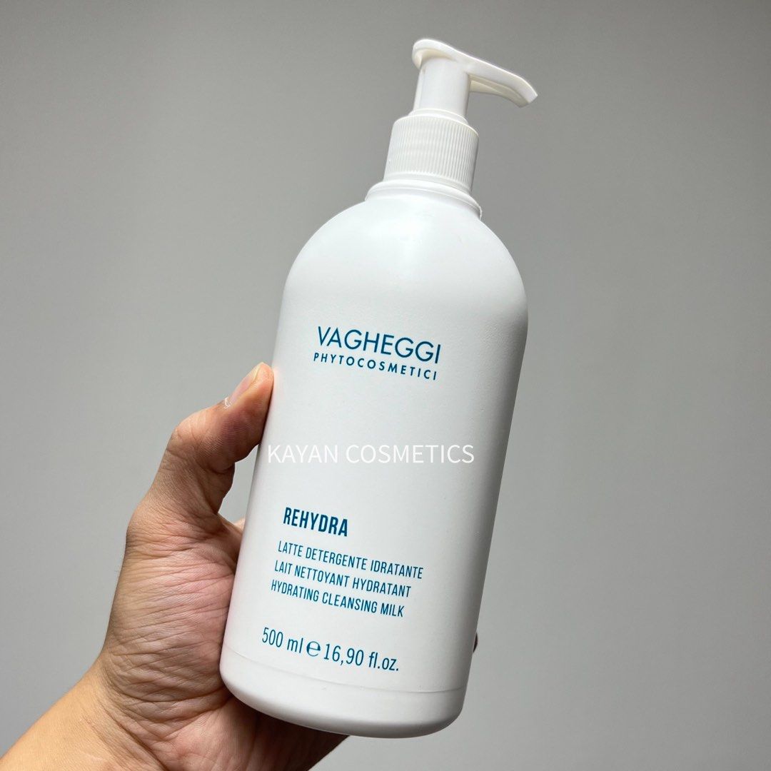 新日期 包順豐 意大利 VAGHEGGI 韻姿 水凝保濕潔面乳500ml HYDRATING CLEANSING MILK 水凝透亮爽膚水 500ml HYDRATING TONIC