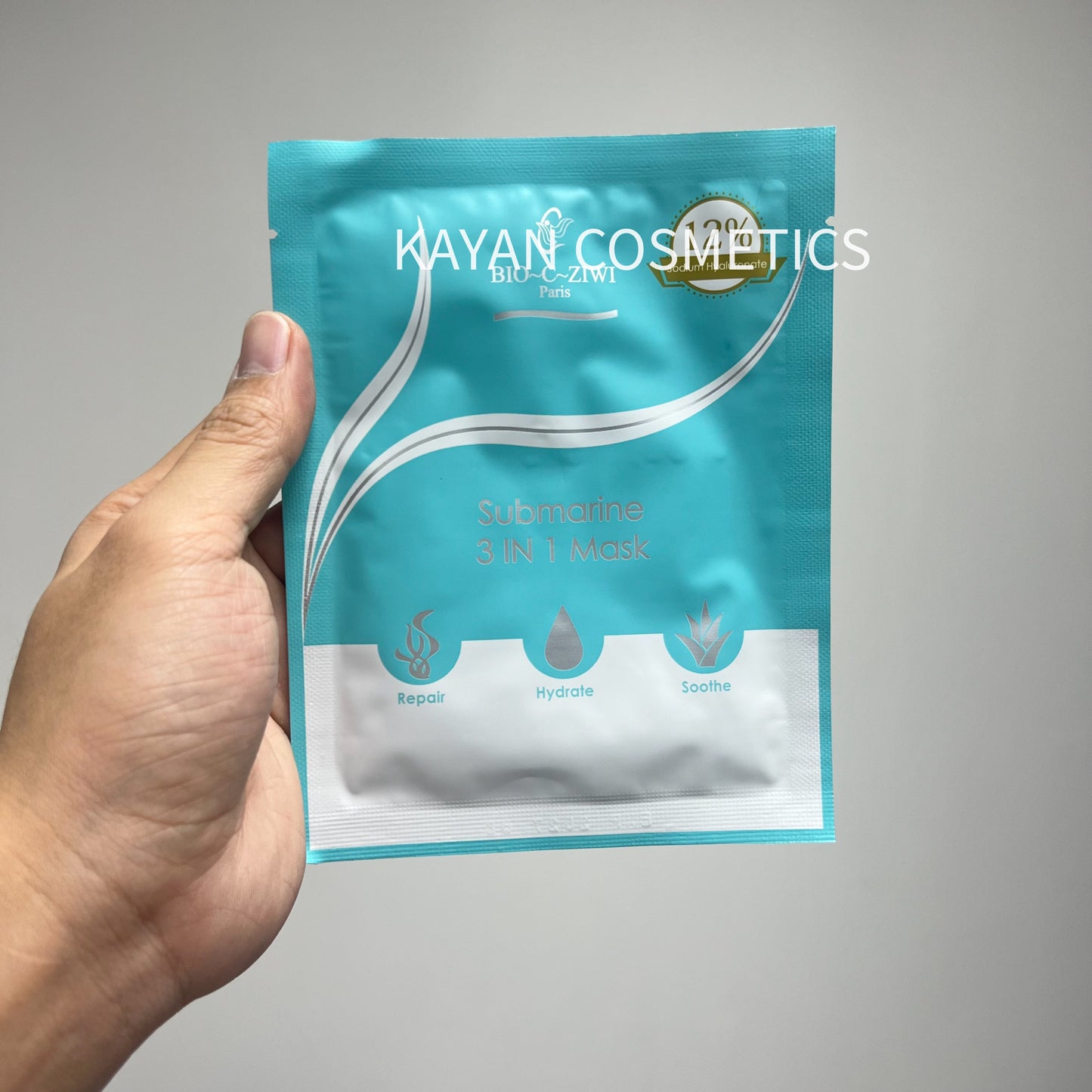 包順豐 法國 詩華 BIO-C-ZIWI 水雷光感3合1修護面膜 submarine 3 in 1 mask 12% hyaluronate