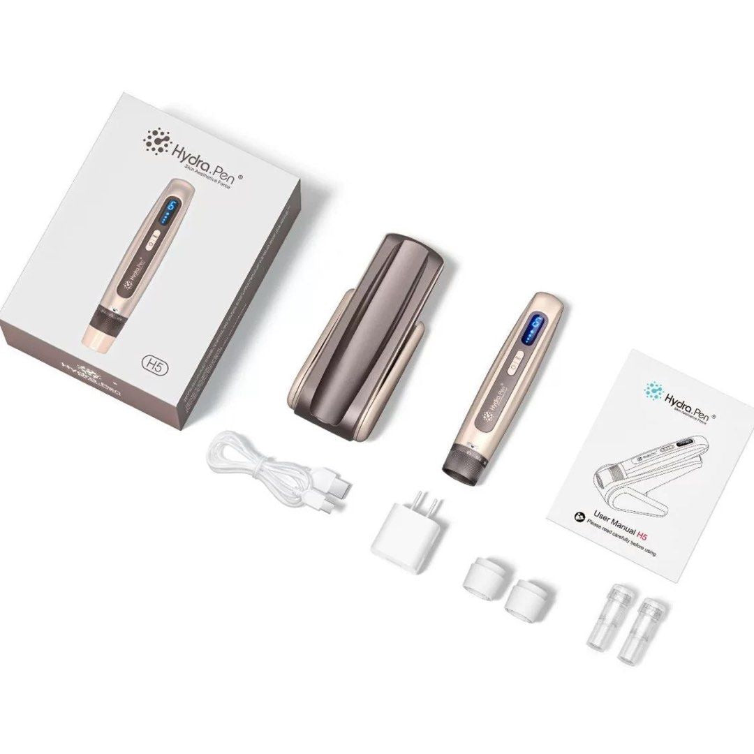 送10個頭 包順豐 Hydrapen 五代H5電動微針EMS微電流導入儀MTS水光針 Hydra.pen 電動納米微針導入儀MTS五代水光/ mts美容儀