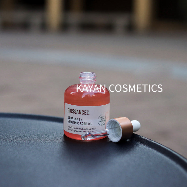 包順豐 美國 biossance 玫瑰油vc角鯊烷保濕滋潤抗氧化精華油30ml BIOSSANCE Squalane + Vitamin C Rose Oil