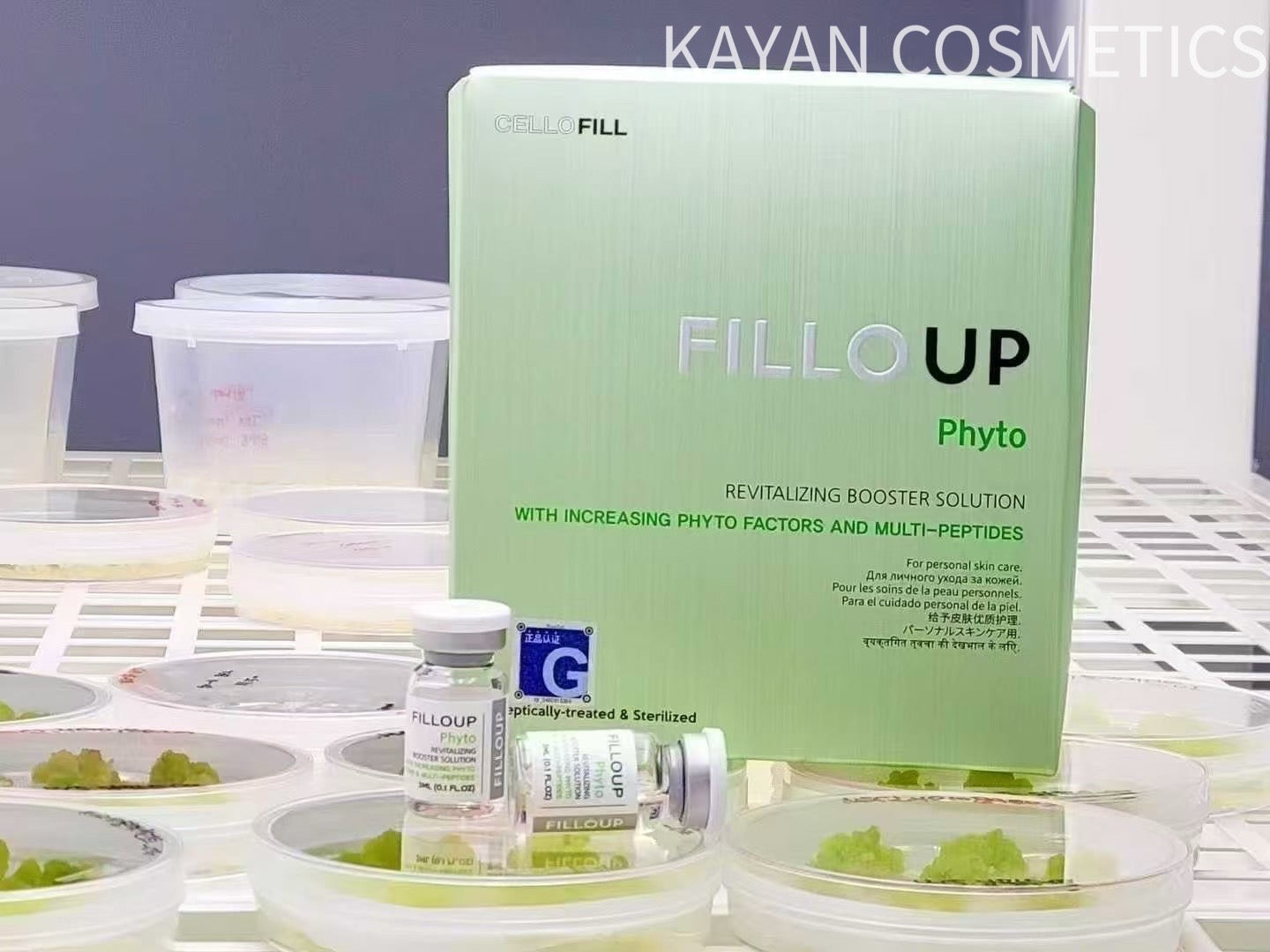 CELLOFILL FILLO UP Phyto
REVITALIZING BOOSTER SOLUTION WITH INCREASING PHYTO FACTORS AND MULTI-PEPTIDES賽羅菲水稻美白精華安瓶 3mlx6