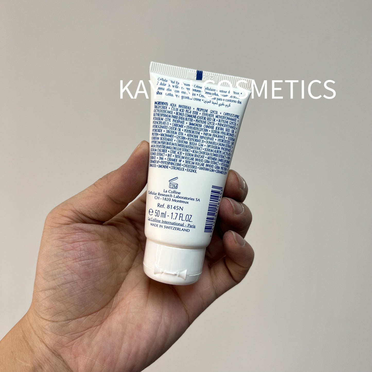 包順豐 La Colline 活細胞再生眼霜 科麗妍 院裝眼霜8145 明眸眼霜50ml大容量EYE PERFORMANCE Cellular Vital Eye Cream Crème Cellulaire Contour des Yeux