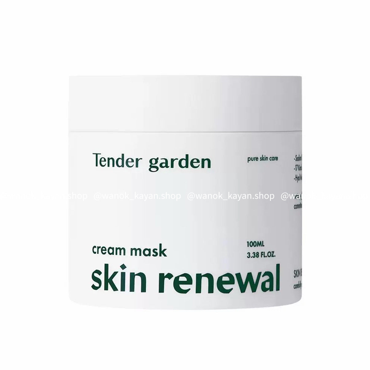 韓國院線 Tender garden 唐嘉庭PDRN水光原液塗抹式面膜100ml cream mask
100ML skin renewal