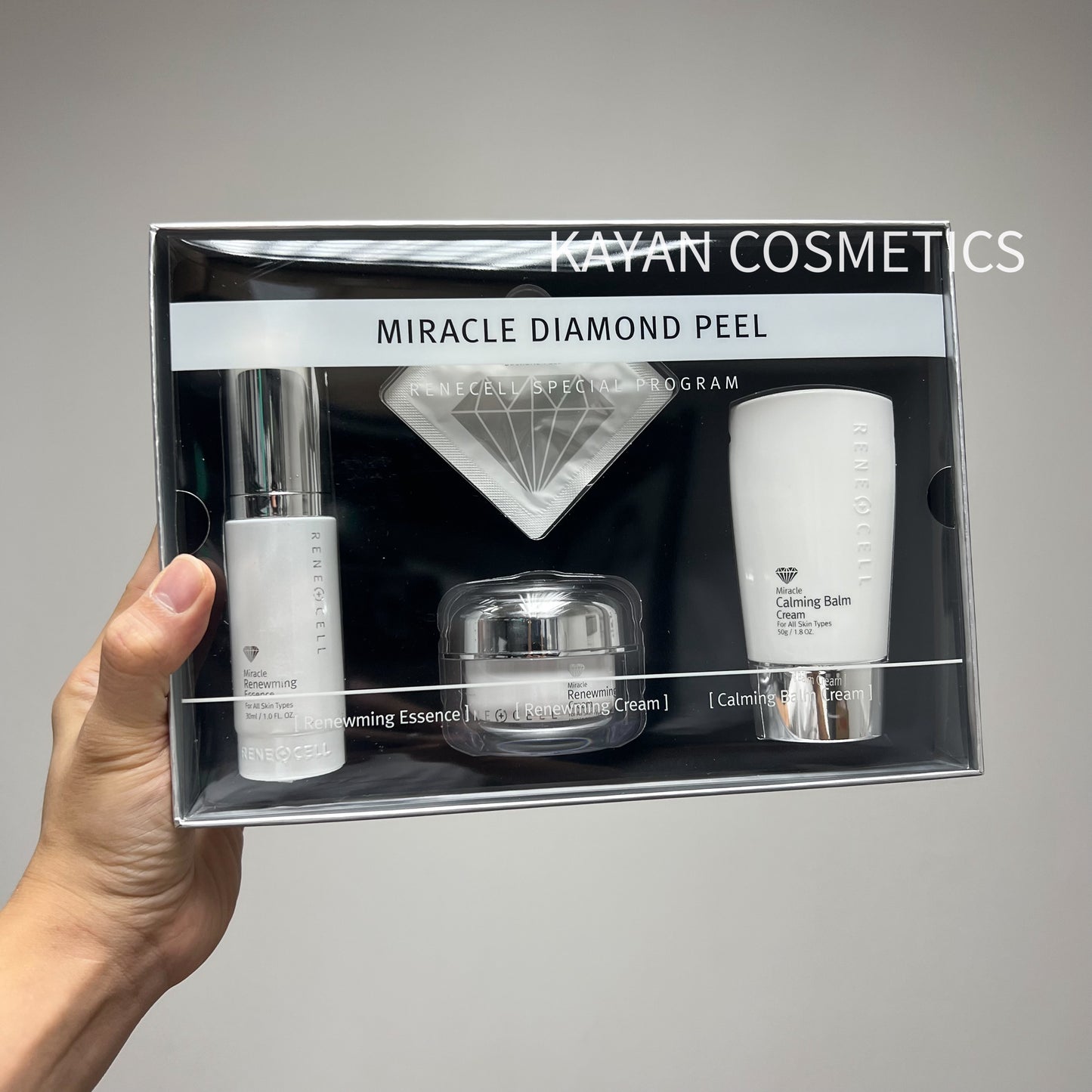 包順豐 韓國 RENECELL 潤妮秀 鑽石套 鑽石面膜 MIRACLE DIAMOND PEEL PROGRAM Rene Cell。Rene-Cell。ReneCell。Rene-Cell。Rene+Cell