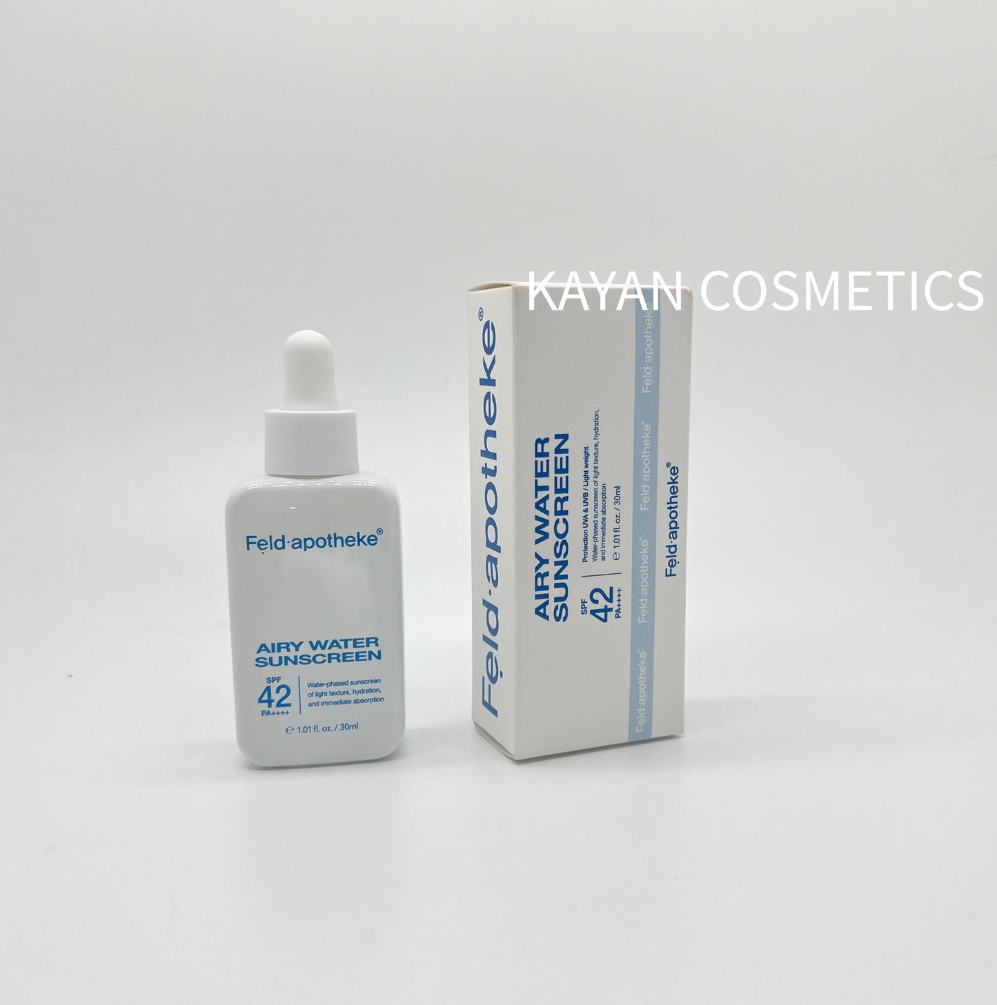 包順豐 韓國 feldapotheke 斐得藥芳 保濕安瓶防曬精華 安瓶防曬小奶瓶SPF42 PA++++37ml 水感 Luftig Wasser Sonnenschutz Feld.apotheke Feld apotheke