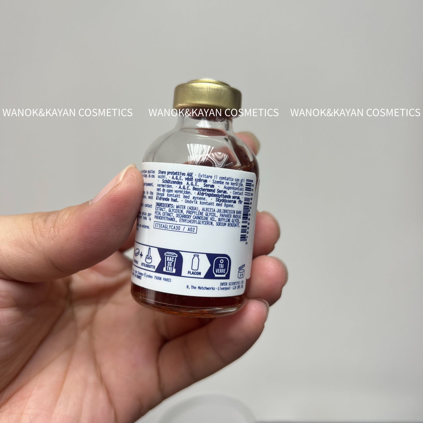章小蕙推薦 包順豐 br Biologique Recherche BR 原液之謎Serum A-Glyca AG抗糖原液 30ml SERUM A-GLYCA SERUM AUTHENTIQUE 777888