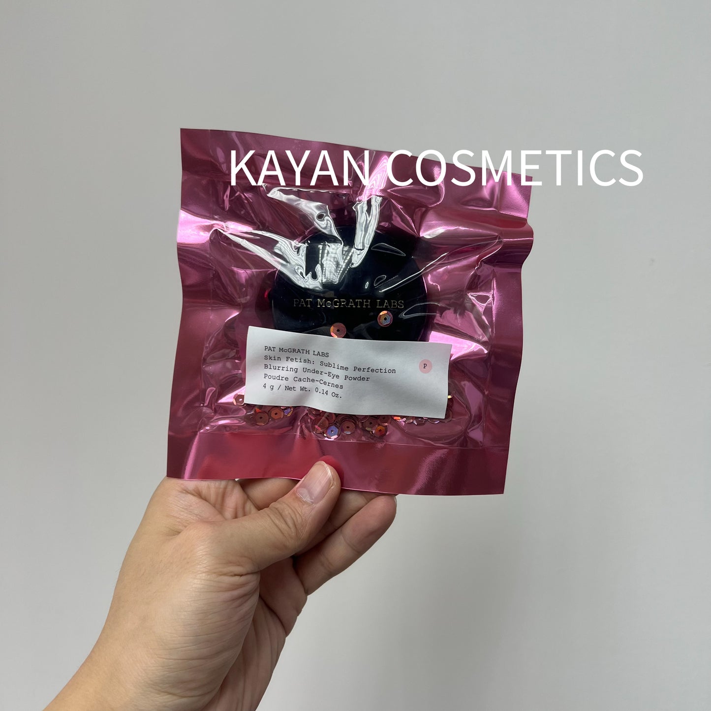 定妝小飛碟 包順豐 美國 PAT MCGRATH LABS 眼部蜜粉Light提亮散粉定妝眼下 Pat Mcgrath眼下眼部定妝蜜粉餅Light柔焦淚溝4g