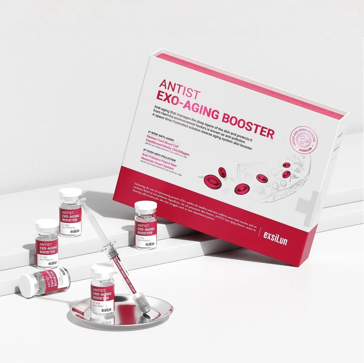 包順豐 韓國院線 exsilun 外泌體精華套盒ANTIST EXO-AGING BOOSTER