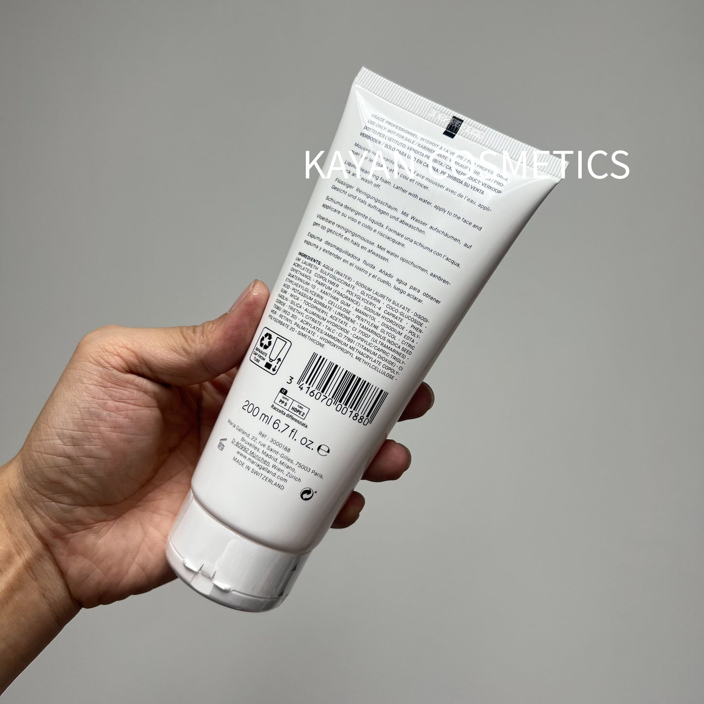 包順豐 MARIA GALLAND 60 水柔淨膚膠 200ml 60 DEMAQUILLANTS
Gel Demaquillant Fraicheur
Refreshing Cleansing Gel