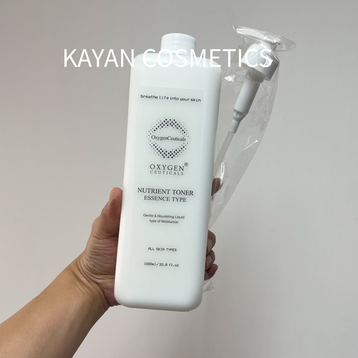 包順豐 韓國 Oxygen ceuticals Nutrient Toner 底層精華爽膚水 養份精華護膚水 300ml / 1000ml OxygenCeuticals Nutrient Toner Oxygen Ceuticals 777888