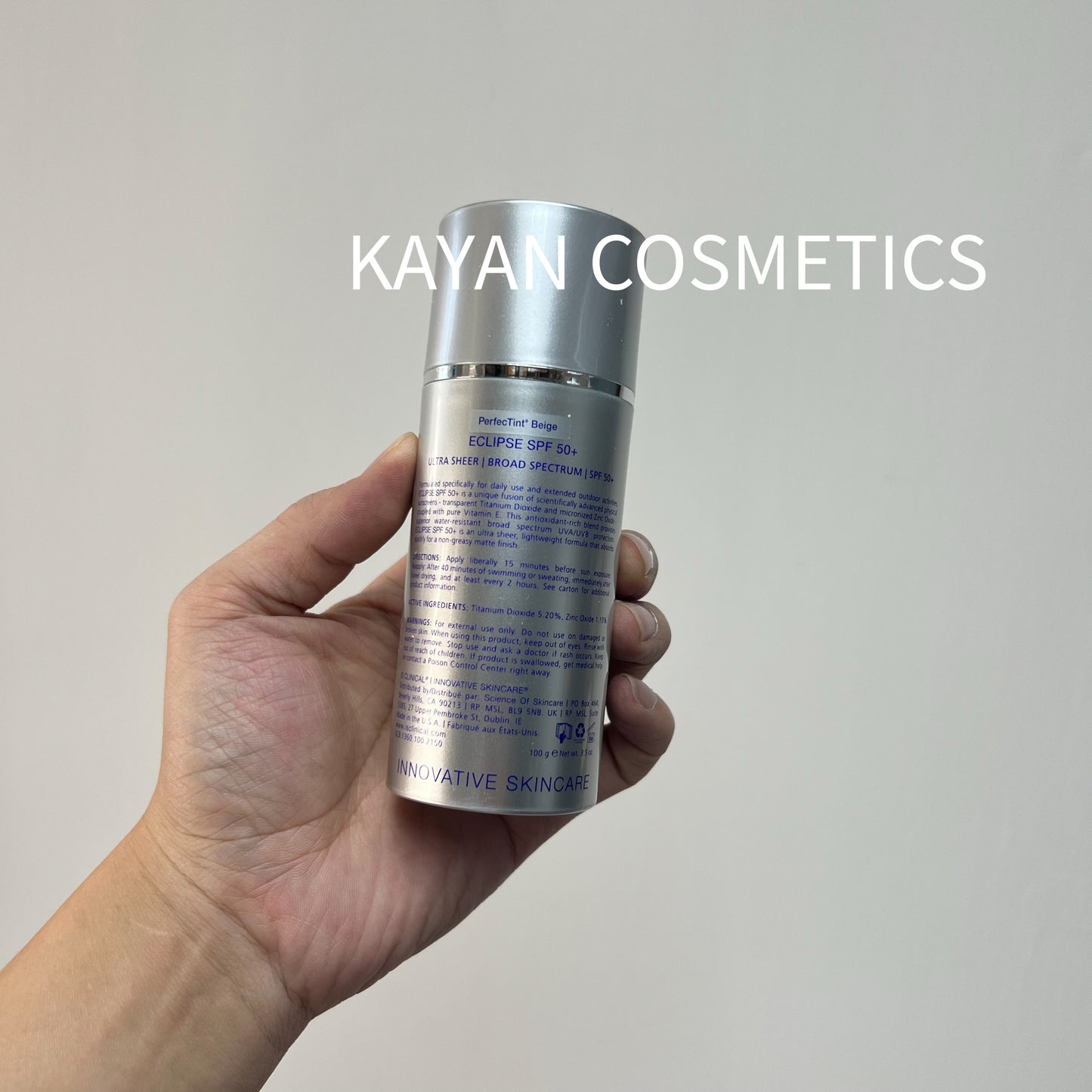 包順豐 IS CLINICAL 光絕緣輕透防曬霜SPF50+ (淺褐色) 100g IS CLINICAL - Eclipse SPF50+ (PerfecTint Beige) 100g