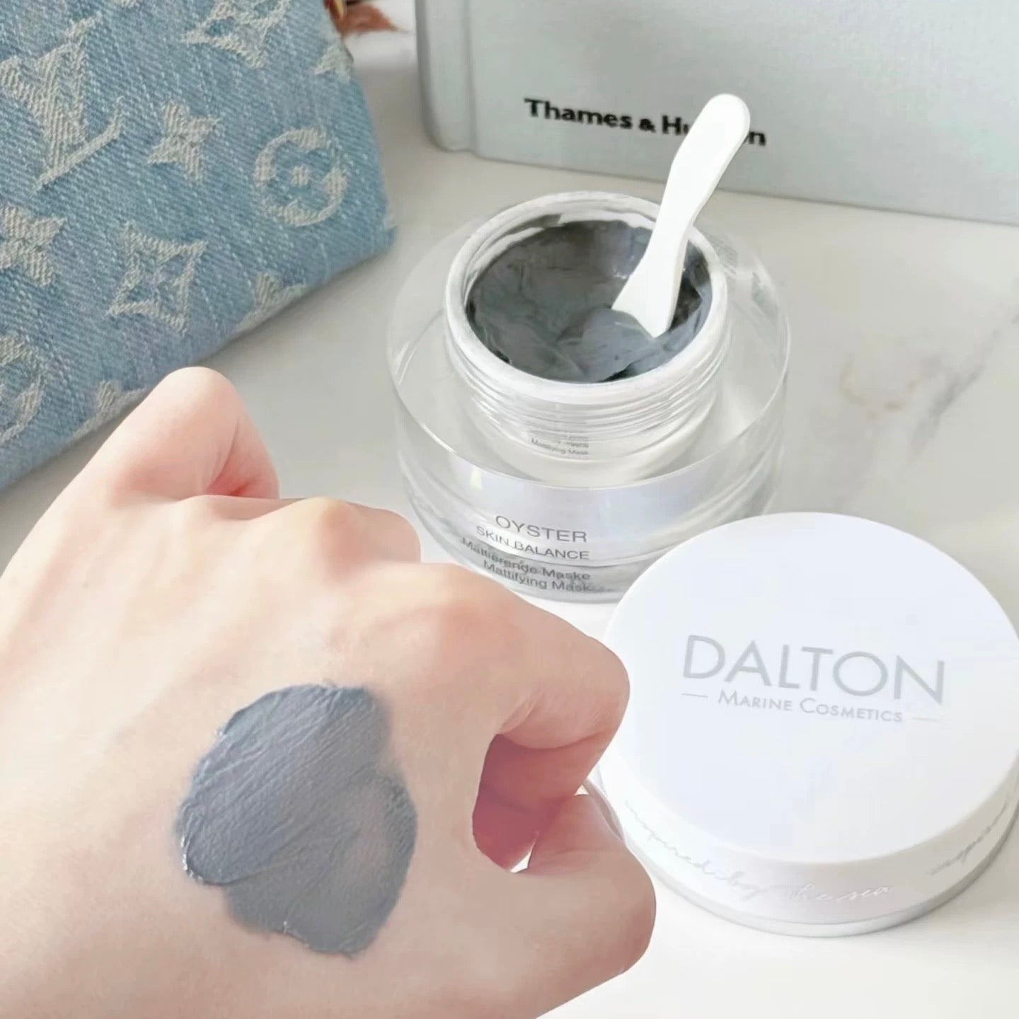 包順豐 Dalton 德海頓 肌膚均密面膜牡蠣面膜去黑白頭緊致收毛孔泥膜 50ml DALTON OYSTER SKIN BALANCE Mattierende Maske Mattifying Mask 50ml