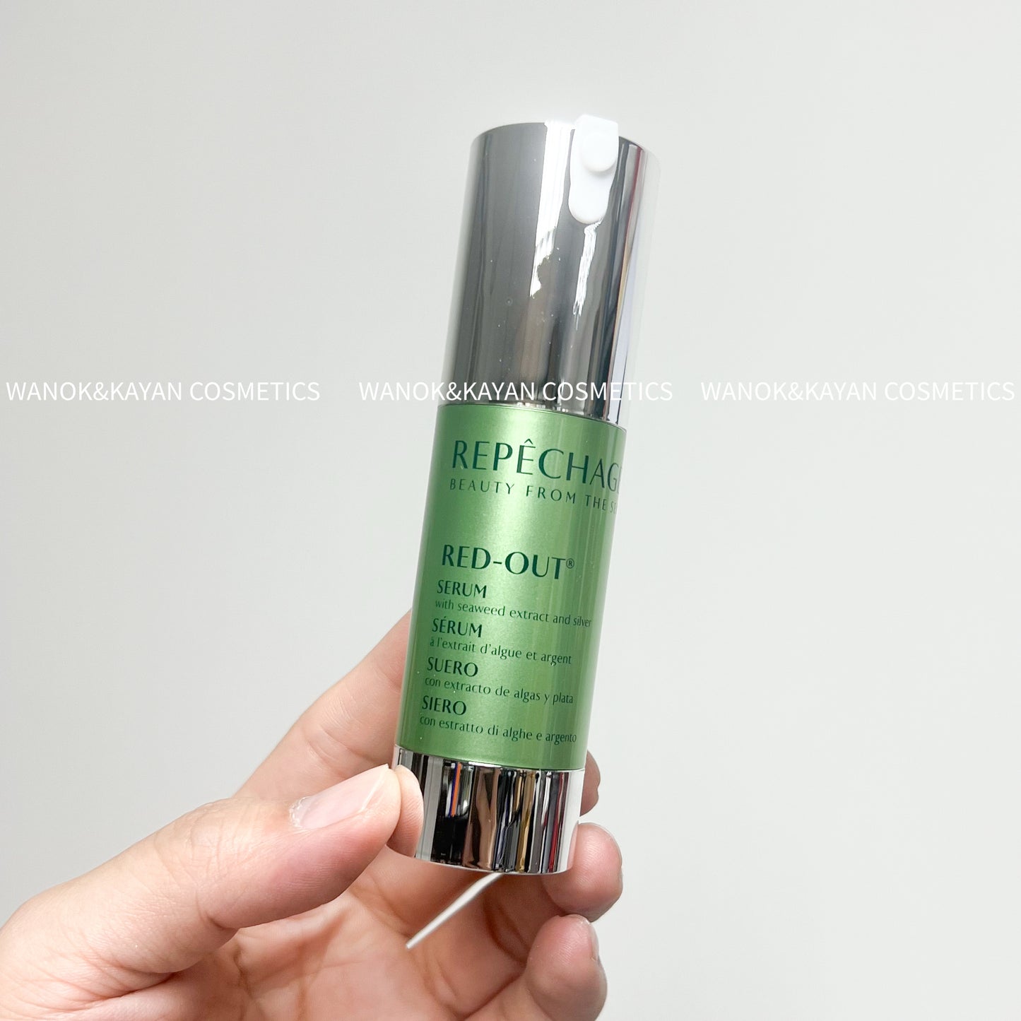 Repechage 瑞波琴 一夜退紅精華 海藻精華液 敏感煥活精華 小綠瓶祛痘舒緩精華 50ml Repechage Red Out Serum