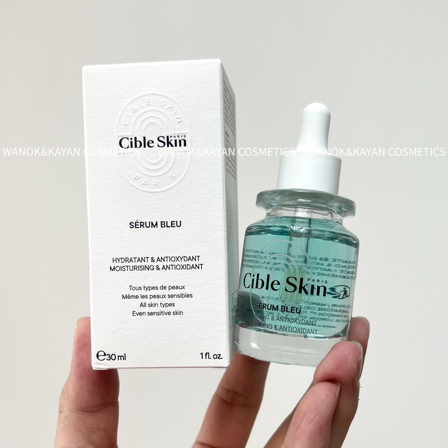 包順豐 Cible Skin 悉源地精華藍精靈保濕修復敏感30ML Cible Skin SERUM BLEU CibleSkin