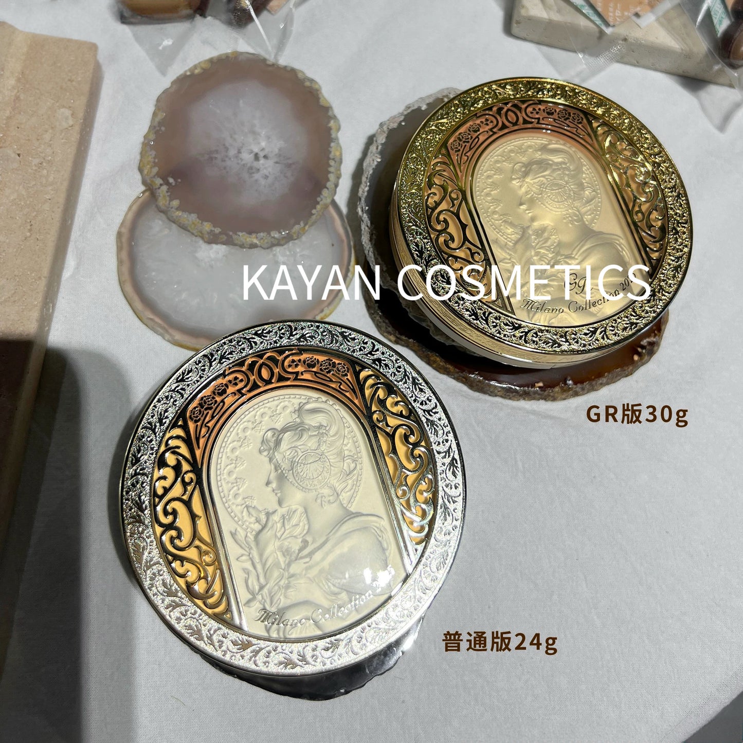 2025新版💖包順豐‼️日本 Kanebo 嘉娜寶 天使蜜粉餅 GR版定妝控油持久透亮帶粉刷 30g 。Milano Collection 2025