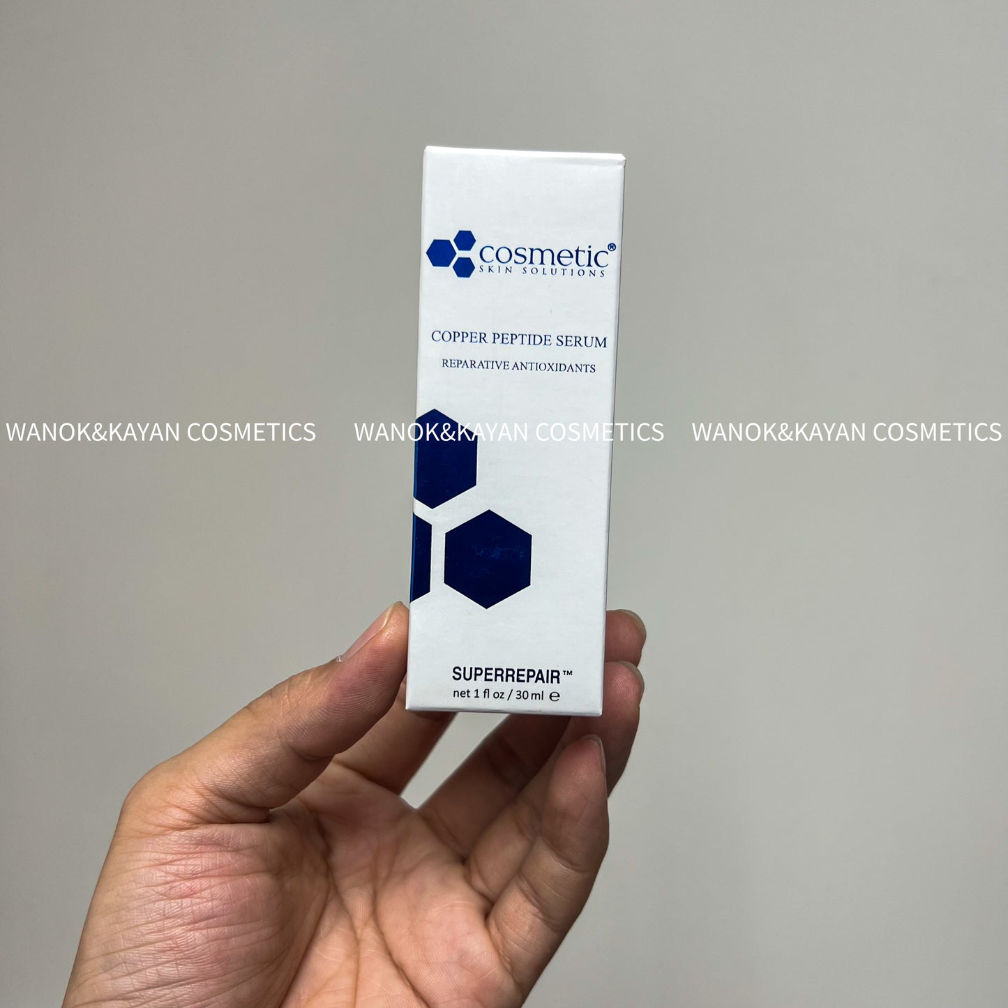 包順豐 cosmetic skin solutions 藍銅勝肽嫩膚精華 。css copper peptide serum 30ml。Cosmetic Skin Solution CsS 藍銅胜肽防敏嫩膚精華