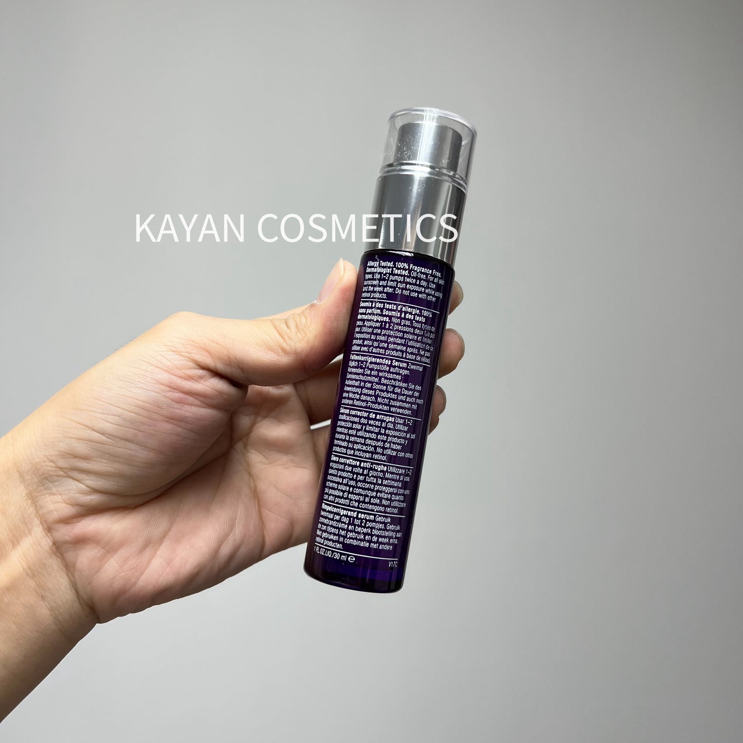 包順豐 Clinique 倩碧 肽A紫光瓶智慧專研修護精華100ml HPR抗老緊致A醇 CLINIQUE smart clinical repair wrinkle correcting serum