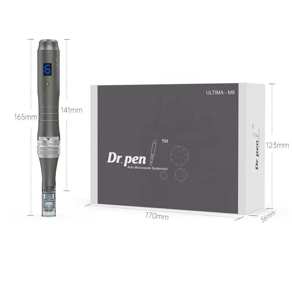 包順豐 DR.PEN M8小黑筆 MTS無線電動充電M8微針儀導入美容儀 ULTIMA - M8 電動微針筆 dr pen M8納米微晶美容儀導入儀飛梭筆 drpen 手提電動MTS儀