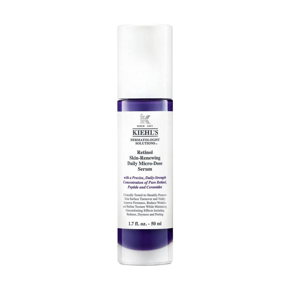 包順豐 Kiehl's 科顏氏 A醇精華乳Retinol Skin-Renewing Daily Micro-Dose Serum 50ml 視黃醇抗老淡細紋美白緊致醫學淡紋緊緻再生精華 Kiehls