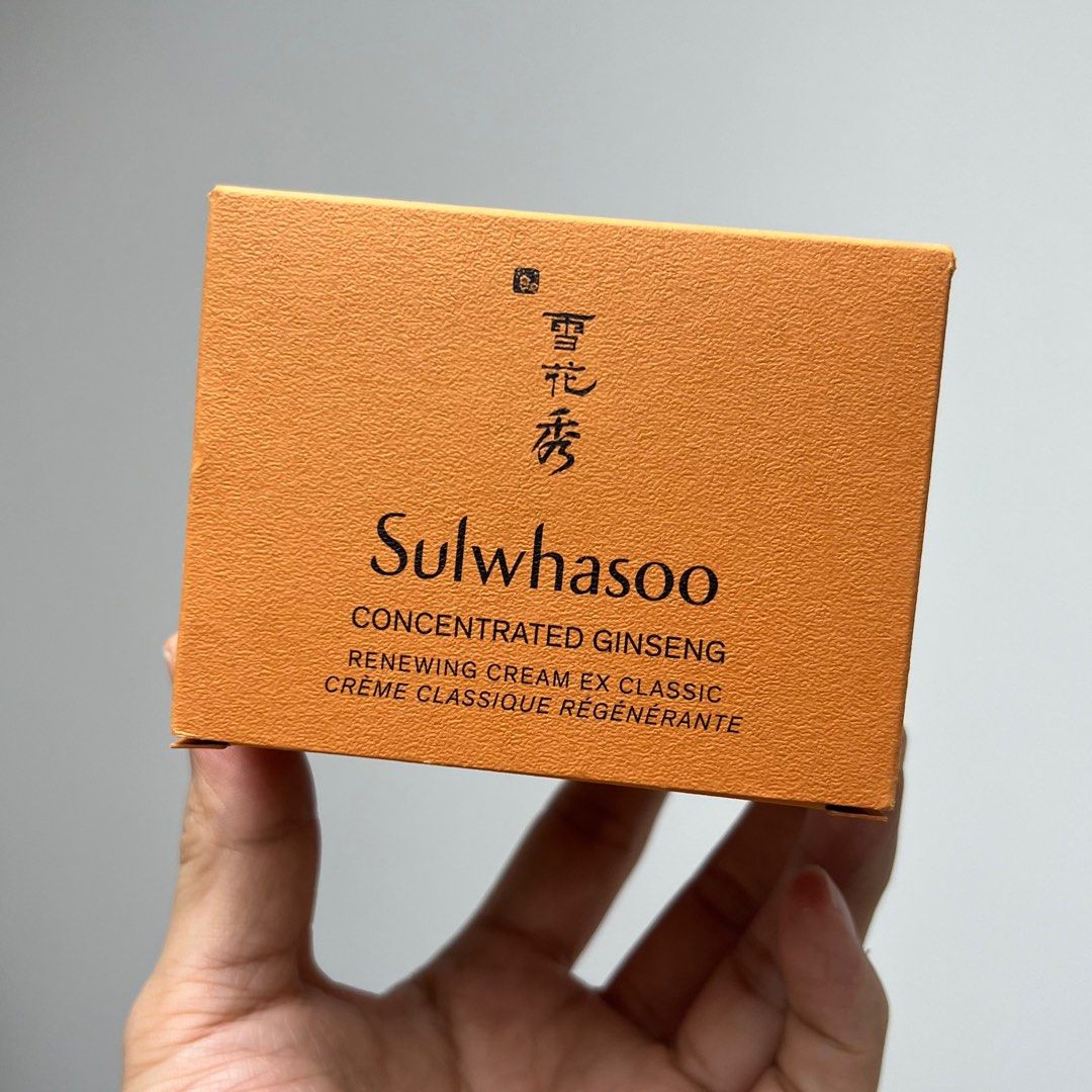 包順豐 Sulwhasoo 雪花秀 御時緊顏參養面霜 60ml Sulwhasoo Concentrated Ginseng Renewing Cream EX Classic 。