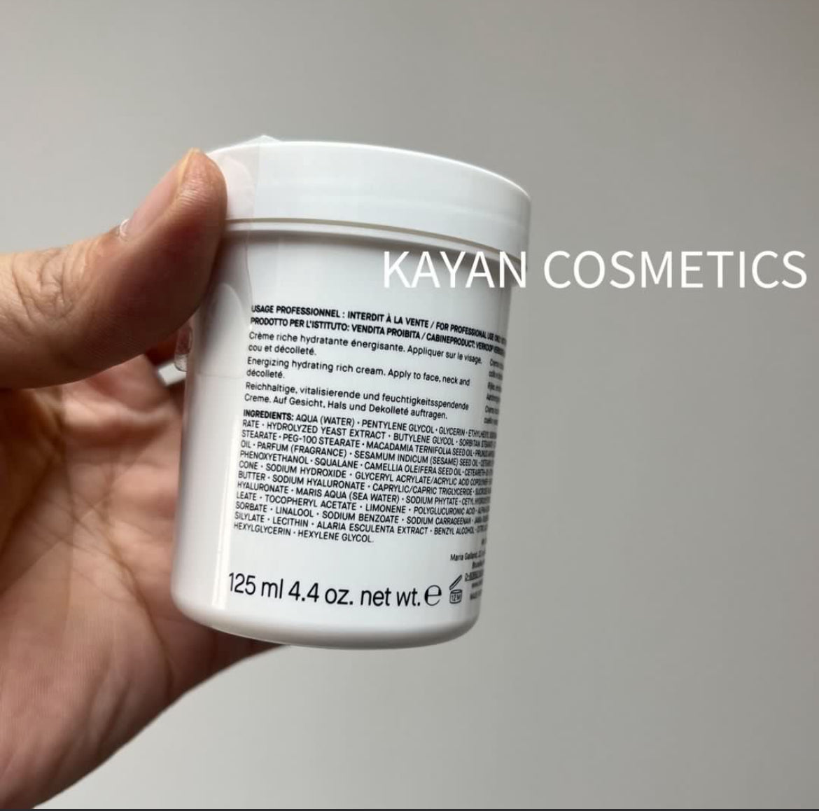 包順豐 MARIA GALLAND 261水漾修護霜 125ml 261 HYDRA'GLOBAL
Creme Riche Rich Cream