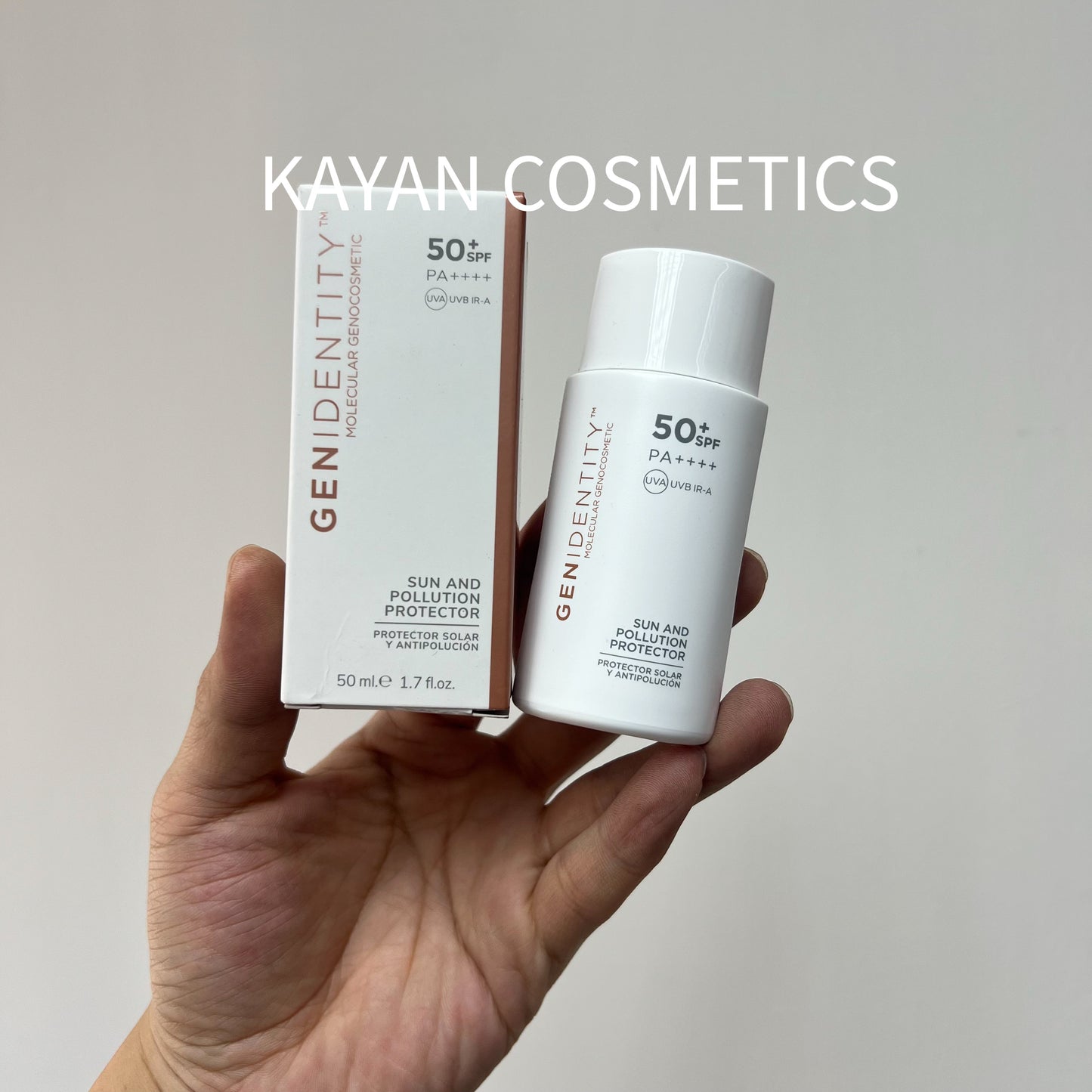 包順豐 西班牙 簡妮緹 Genidentity 防曬乳SPF50 SUN AND POLLUTION PROTECTOR