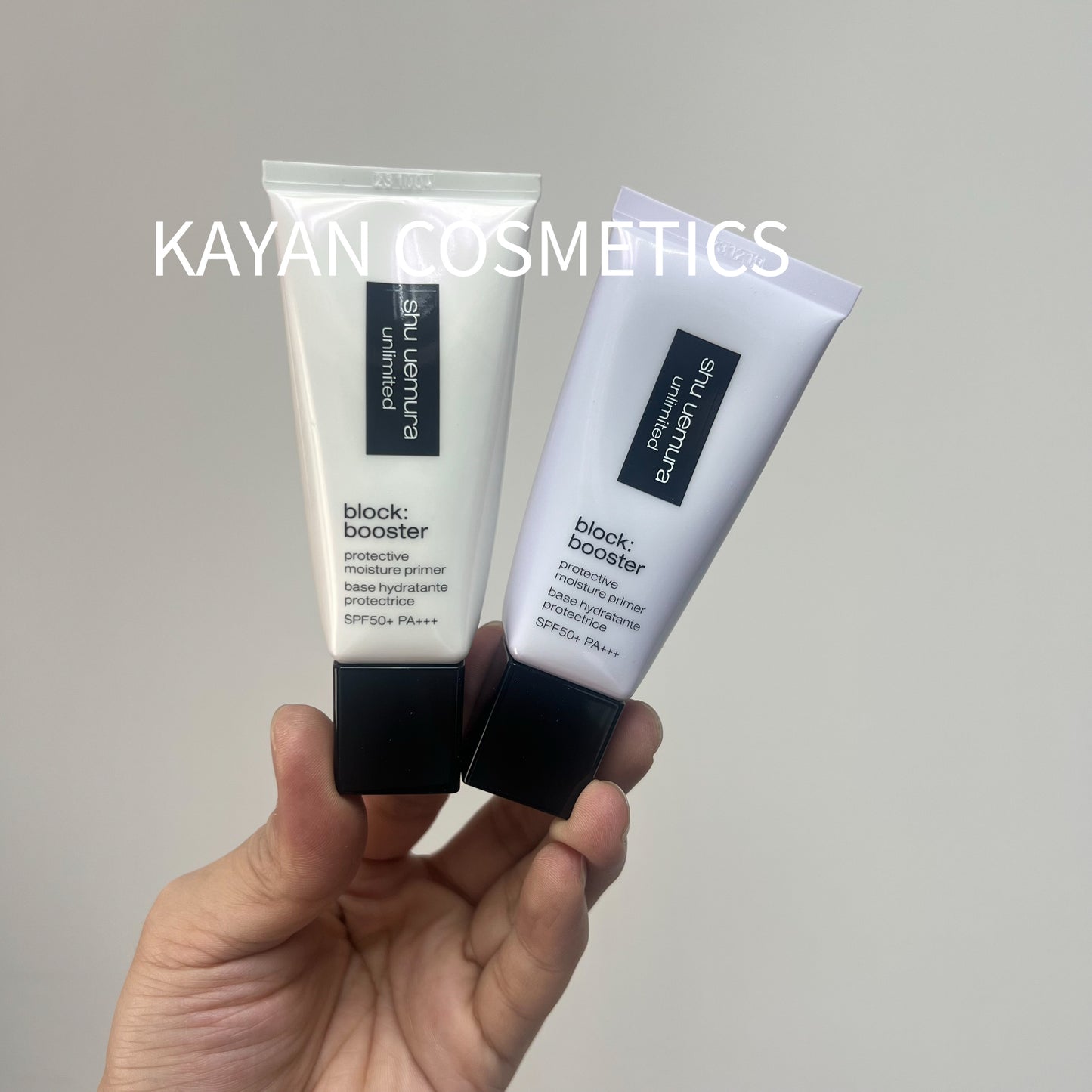 新款 包順豐 shu uemura unlimited 植村秀羽紗防曬隔離乳30ml紫色小方管 block: booster protective moisture primer base hydratante protectrice SPF50+ PA+++