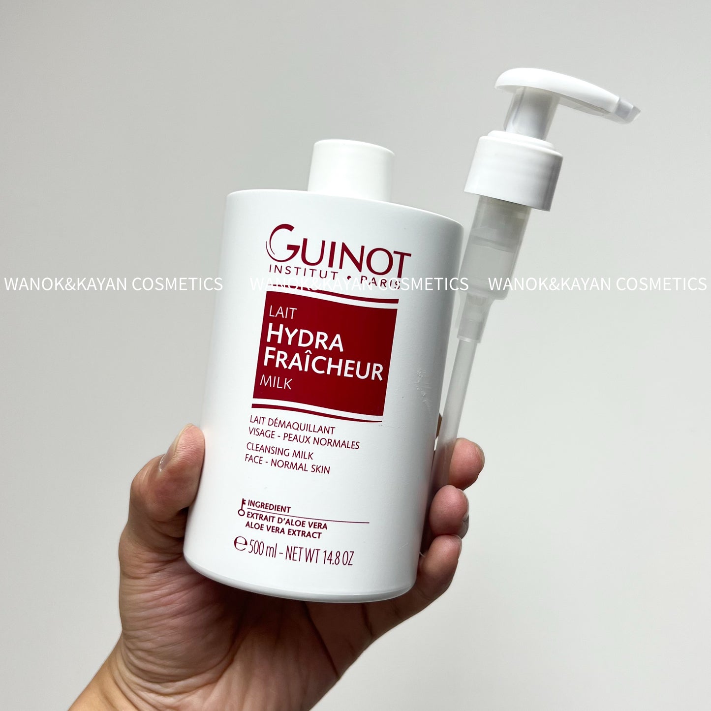 新版 包順豐 GUINOT 維健美 HYDRA FRAICHEUR 潔面乳 500ml LAIT HYDRA FRAÎCHEUR MILK